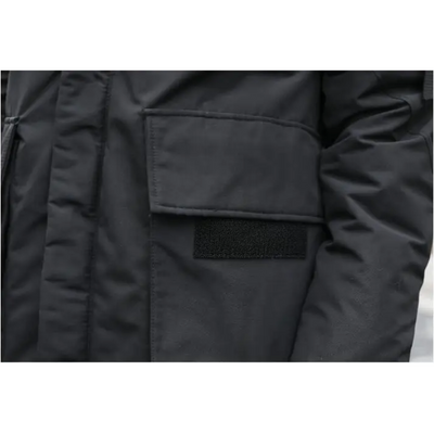 Ruhigak - Parka Winterjacke Herren – Winddicht, Warm Gefüttert, Mit Kapuze