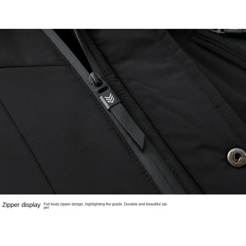 Glattal - Parka Winterjacke Herren – Warm Gefüttert, Mit Kunstfellkapuze, Winddicht