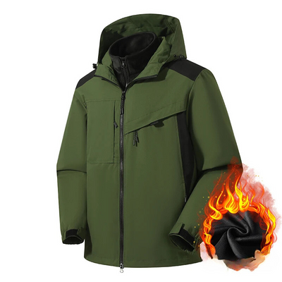 Klimate - Wasserdichter Wintermantel Männer – 3-in-1 Funktion, Winddicht, Outdoor