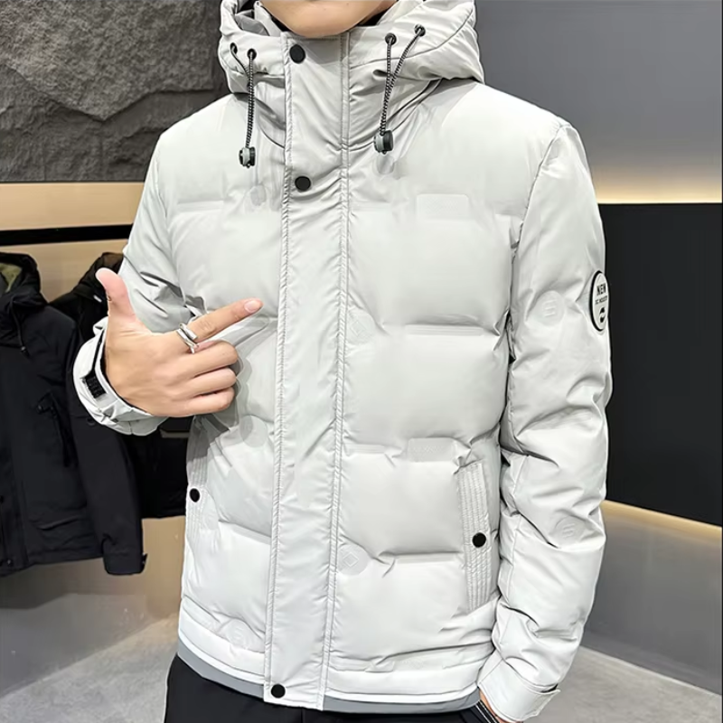 Kälteex - Daunenjacke Herren Warm Gefüttert Übergangsjacke Mit Reißverschluss