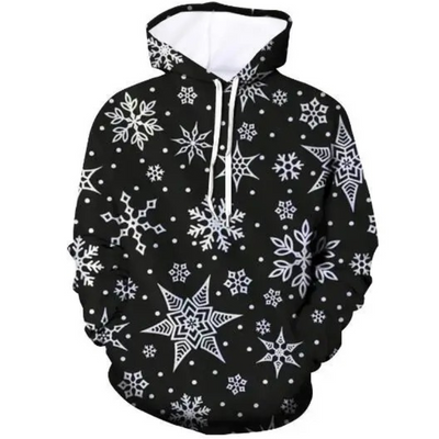 Glitzro - Weihnachtspullover für Damen, Strickpullover mit lustigem Rentier-Design