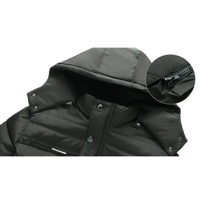 Waldman - Parka Winterjacke Herren – Wetterfest, Fleece Innenfutter, Outdoorjacke