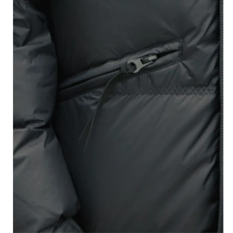 Grauarm - Daunenjacke Herren Lang Warm Gefüttert Wintermantel Mit Kapuze