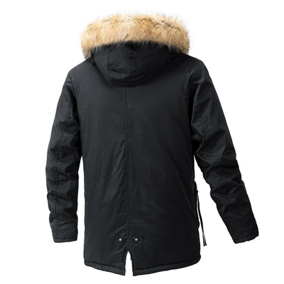 Frostam - Parka Winterjacke Herren – Warm, Wetterfest, Outdoorjacke