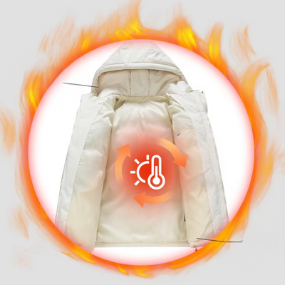 Jackord - Pufferjacke Herren Mit Kapuze Wasserdicht Winddicht Winterjacke