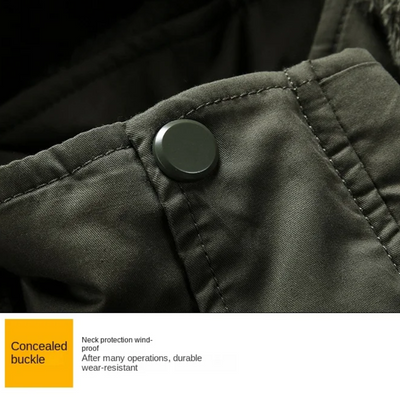 Starkal - Parka Winterjacke Herren – Fleece Gefüttert, Winddicht, Mit Kunstfellkapuze