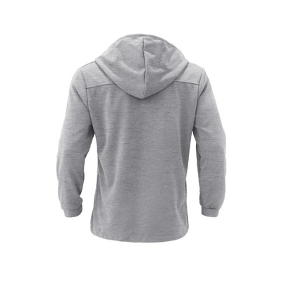 Edelman - Mantel Jacke Herren – Langer Hoodie-Mantel mit Doppelreiher-Knöpfen