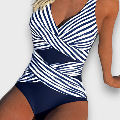 Olympe – Badeanzug mit plissierter Silhouette