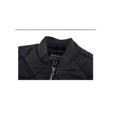 Windlek - Gewattierte Jacke Herren mit Stehkragen und Reißverschluss-Design