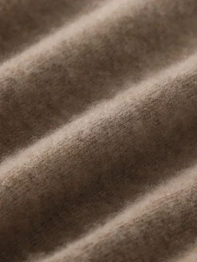 Nordman - Wollpullover Herren – Praktischer Strickpullover mit Zipper-Kragen