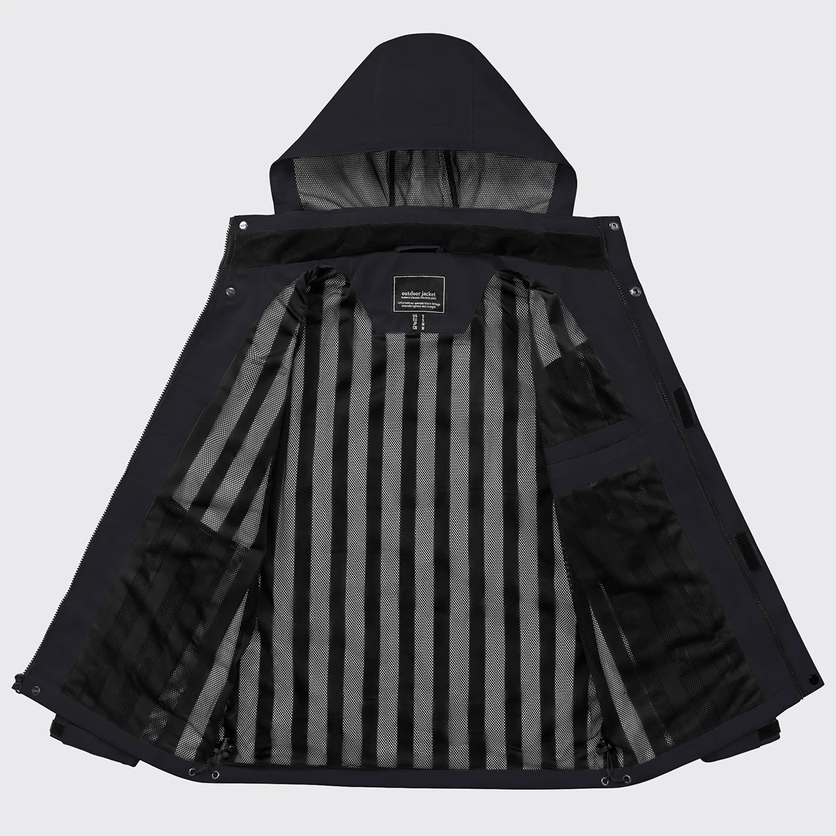 Arkturo - Wasserdichter Wintermantel Männer – Thermo Fleece, Winddicht, Outdoor