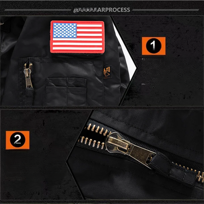 Waldmor - Wintermantel Männer mit mehreren Taschen, Winddichte Outdoor-Jacke