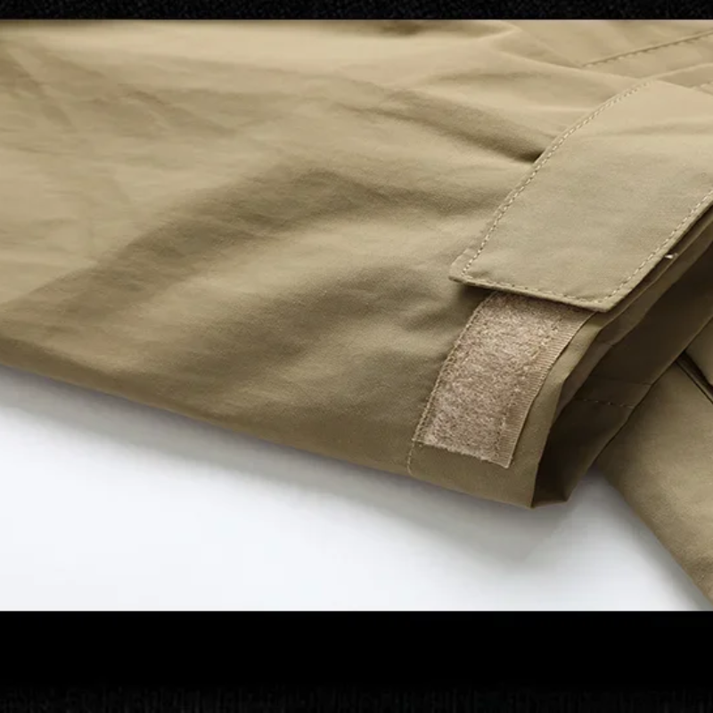 Mantzen - Wintermantel Männer, Winddichte Jacke mit Reißverschlusstaschen