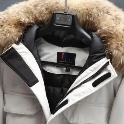 Nebelak - Parka Winterjacke Herren – Fleece Gefüttert, Winddicht, Mit Kapuze