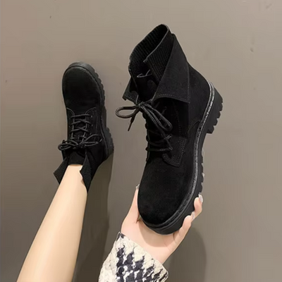 Sferida - Damen Winterstiefel mit Schnürung und robuster Profilsohle