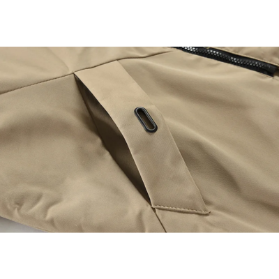 Krausen - Parka Winterjacke Herren – Lang, Warm Gefüttert, Winddicht