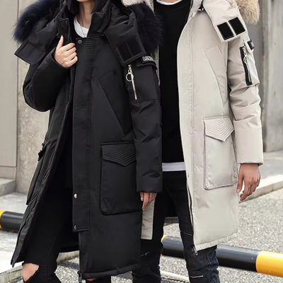 Nachtal - Parka Winterjacke Herren – Lang, Winddicht, Warm Gefüttert