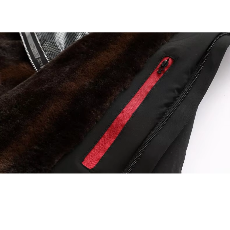 Altwind - Langer Wintermantel Herren Winddicht Wasserdicht Warm Gefüttert