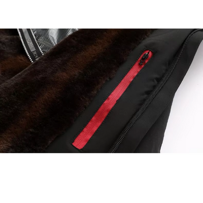 Altwind - Langer Wintermantel Herren Winddicht Wasserdicht Warm Gefüttert