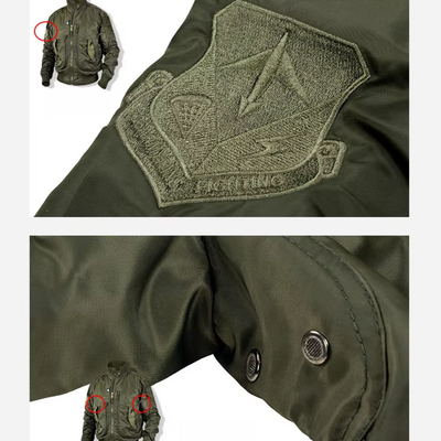 Schaltor - Wintermantel Männer, Winddichte Jacke mit abnehmbarem Kunstfellbesatz