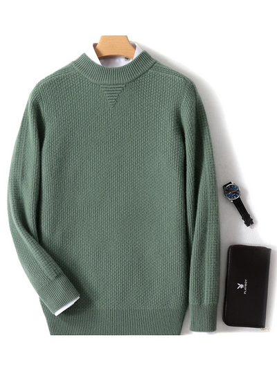 Kuschwo - Wollpullover Herren – Bequemer Pullover für Herbst & Winter