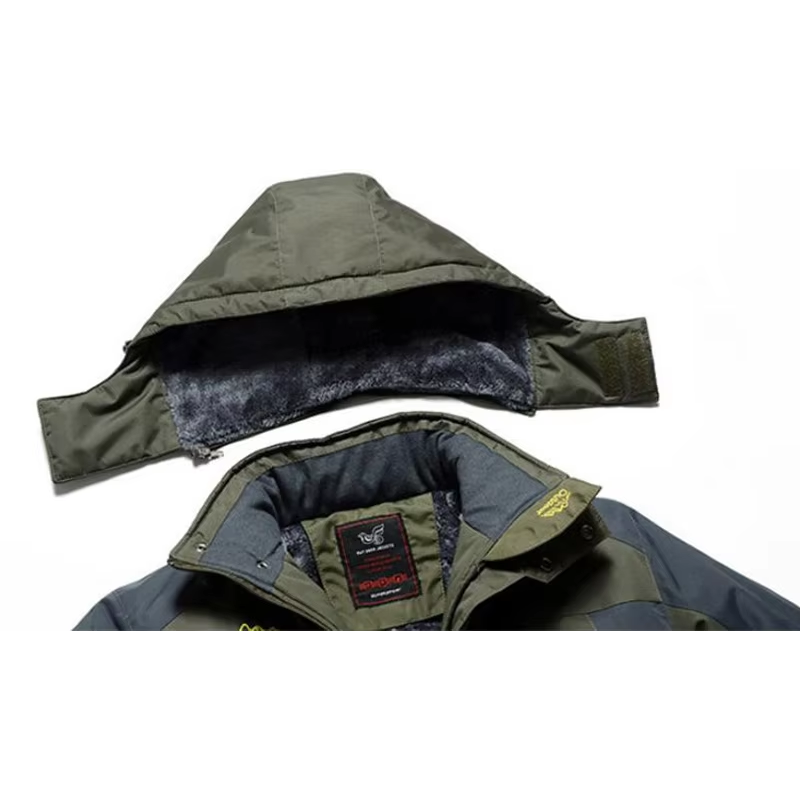 Frostix - Wasserdichter Wintermantel Männer – Warm, Wetterfest, Mit Kapuze