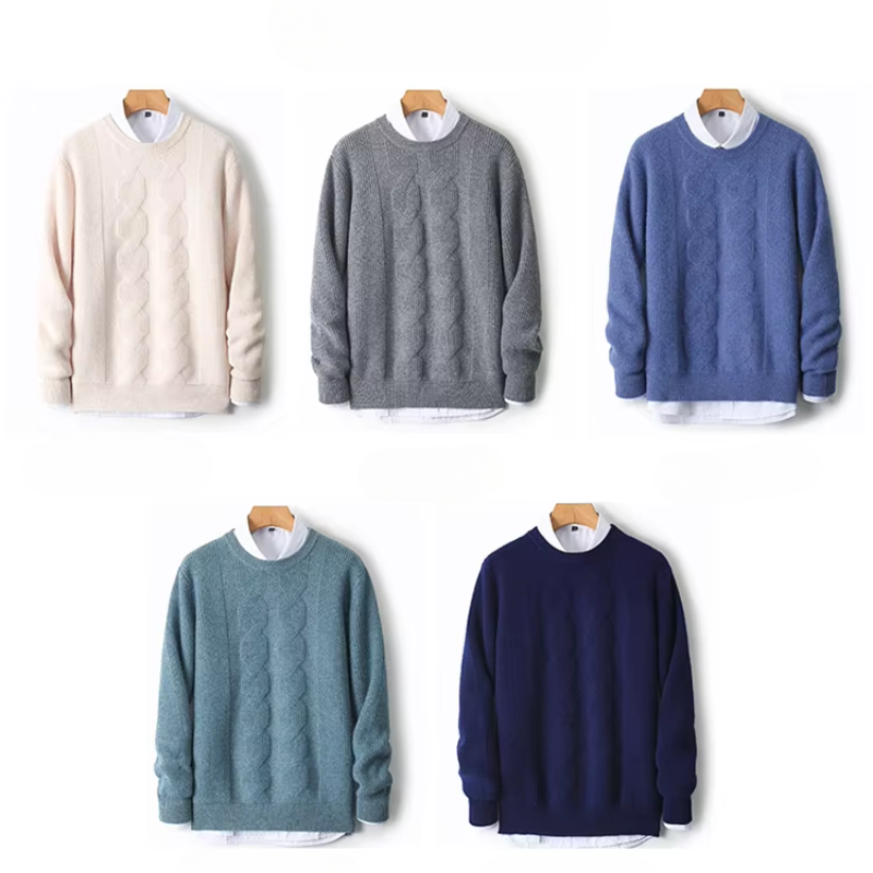 Alpmaxx - Wollpullover Herren – Klassischer Pullover für Alltag & Freizeit