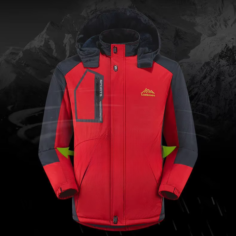 Brisker - Wasserdichter Wintermantel Männer – Fleece Gefüttert, Winddicht, Outdoor