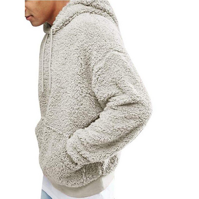 Flauschiger Teddy Hoodie für Männer – Perfekte Wärme für kalte Tage