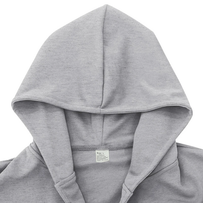Edelman - Mantel Jacke Herren – Langer Hoodie-Mantel mit Doppelreiher-Knöpfen