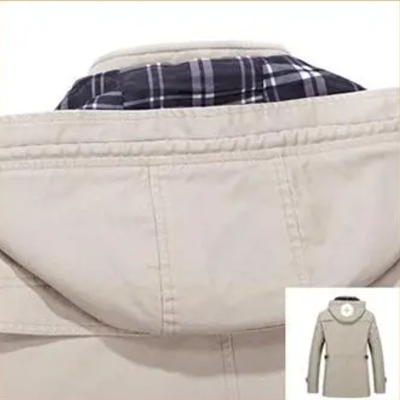 Waldorn - Parka Winterjacke Herren – Lang, Warm Gefüttert, Mit Kapuze