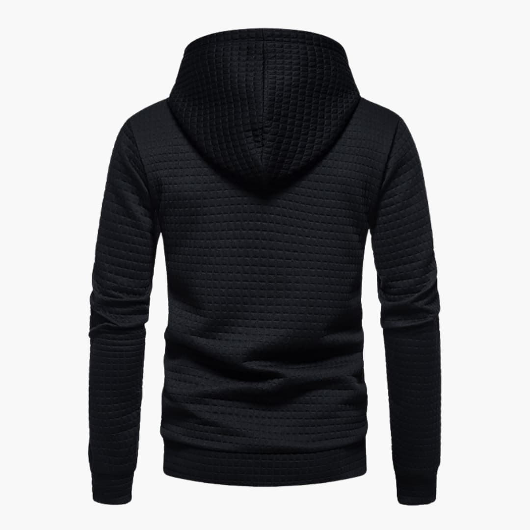 Andrea | Stylisches Karomuster Herren Kapuzenpullover