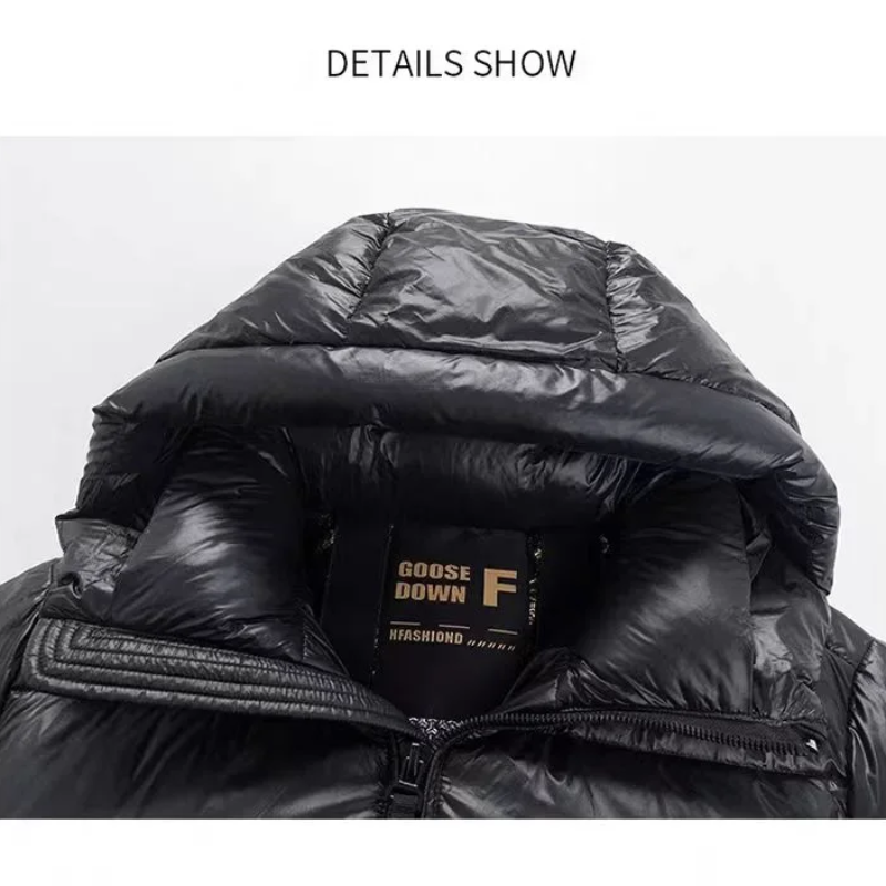 Nordlux - Daunenjacke Herren Wasserabweisend Winterjacke Kapuze Gefüttert