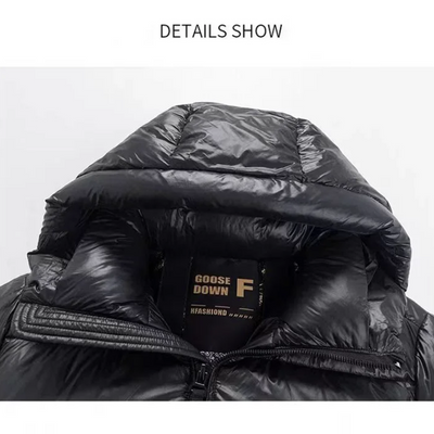 Nordlux - Daunenjacke Herren Wasserabweisend Winterjacke Kapuze Gefüttert