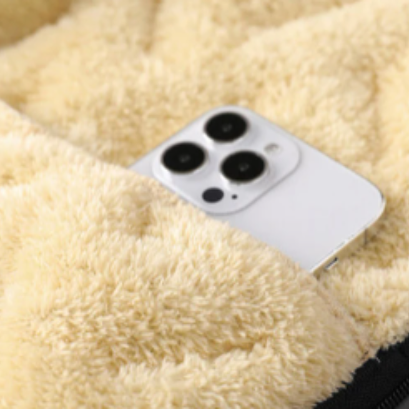 Artikon - Gewattierte Jacke Herren mit warmem Futter und Reißverschluss