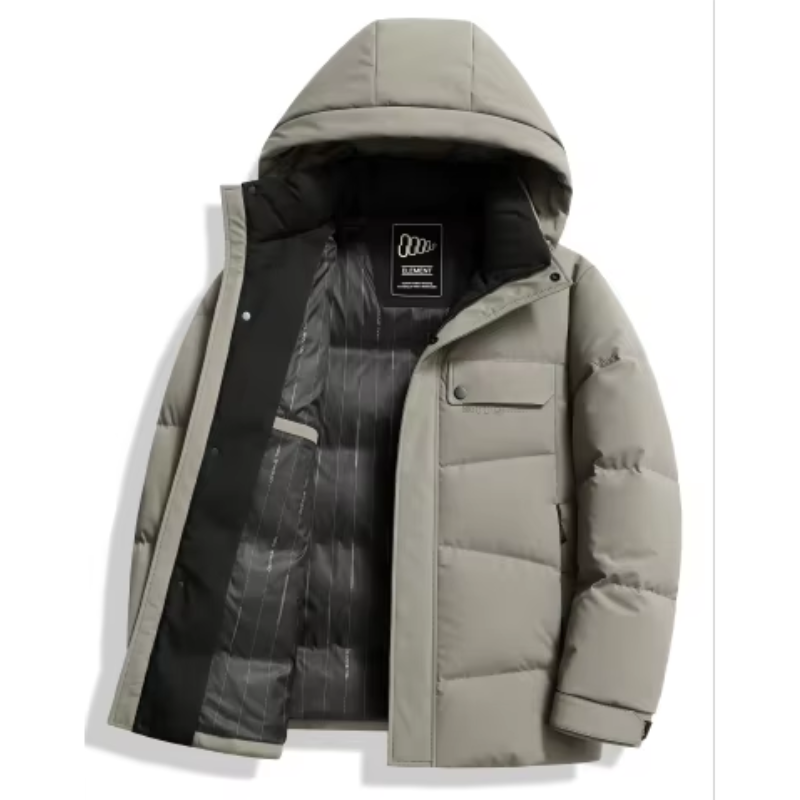 Eisplum - Daunenjacke Herren Leicht Gefüttert Steppjacke Übergangsjacke