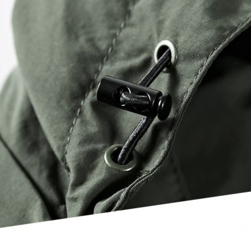 Kalther - Wintermantel Männer mit Kapuze, Wind- und wasserdichte Outdoor-Jacke