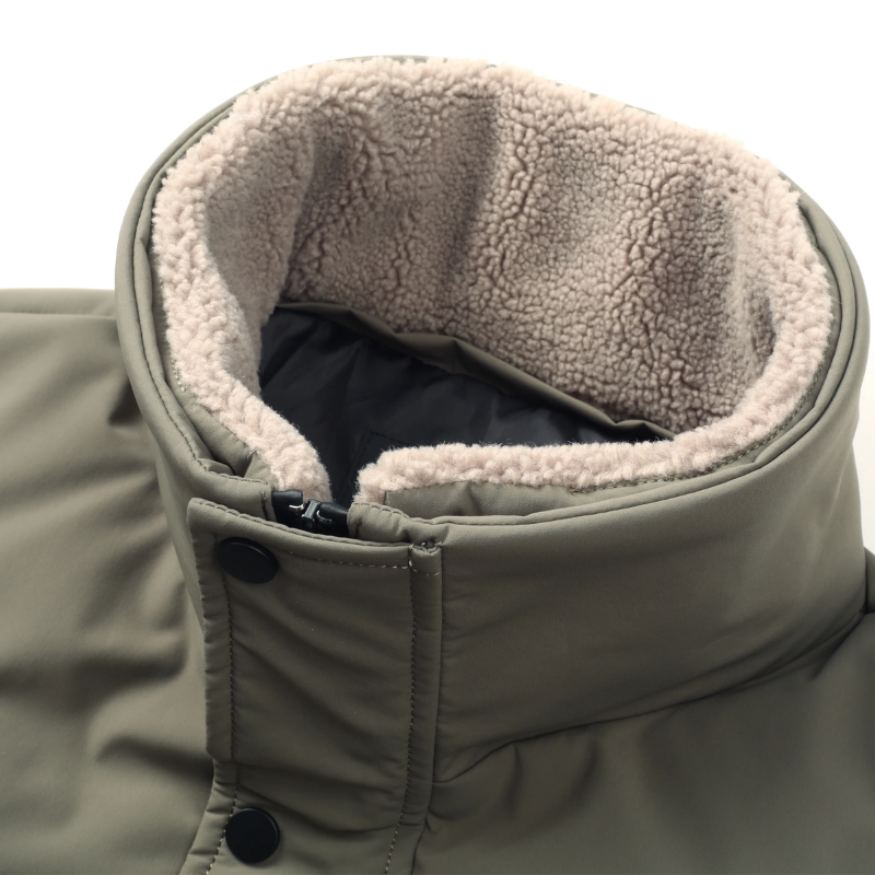 Sturmdk - Daunenjacke Herren Warm Gefüttert Winterjacke Mit Kapuze und Taschen