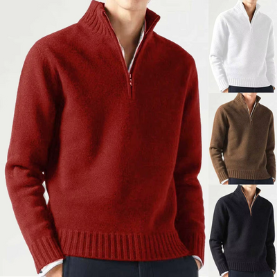 Ziphero - Hochwertiger Pullover mit Reißverschluss Herren – Warm & Bequem