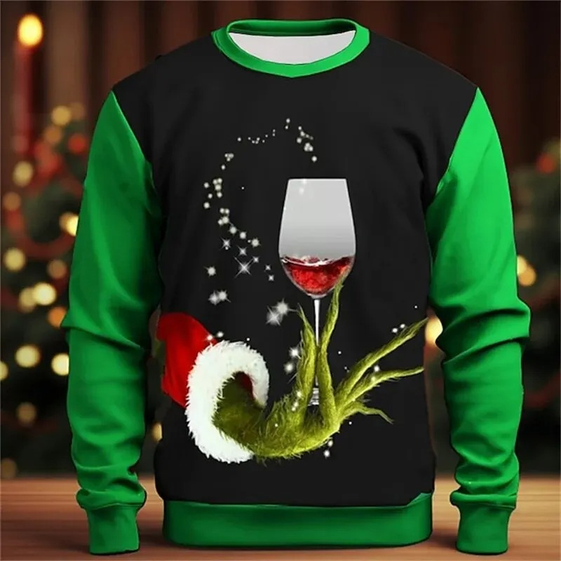 Frohfla - Kreativer Weihnachtspullover – Perfekt für die Weihnachtszeit