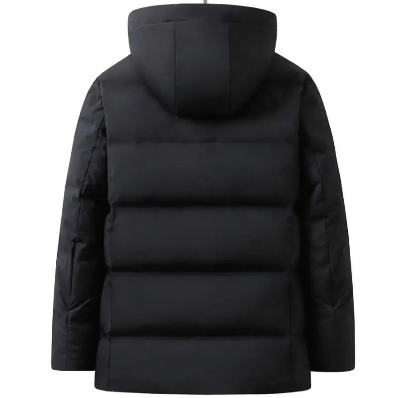 Polarnx - Daunenjacke Herren Warm Gefüttert Winterjacke Mit Kapuze Winddicht