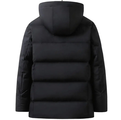 Polarnx - Daunenjacke Herren Warm Gefüttert Winterjacke Mit Kapuze Winddicht