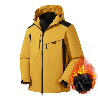 Klimate - Wasserdichter Wintermantel Männer – 3-in-1 Funktion, Winddicht, Outdoor