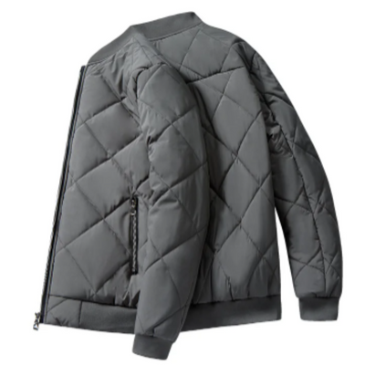 Brovian - Gewattierte Jacke Herren mit warmem Fleecefutter und Reißverschluss