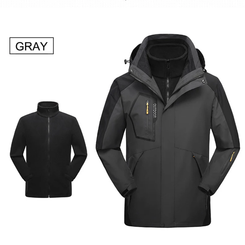 Hiverno - Wasserdichter Wintermantel Männer – Winddicht, Leicht, Outdoorjacke