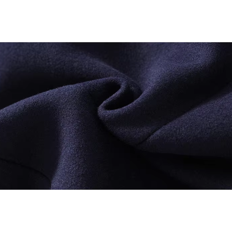 Wanderk - Mantel Jacke Herren – Modischer Wintermantel mit Stehkragen und Futter