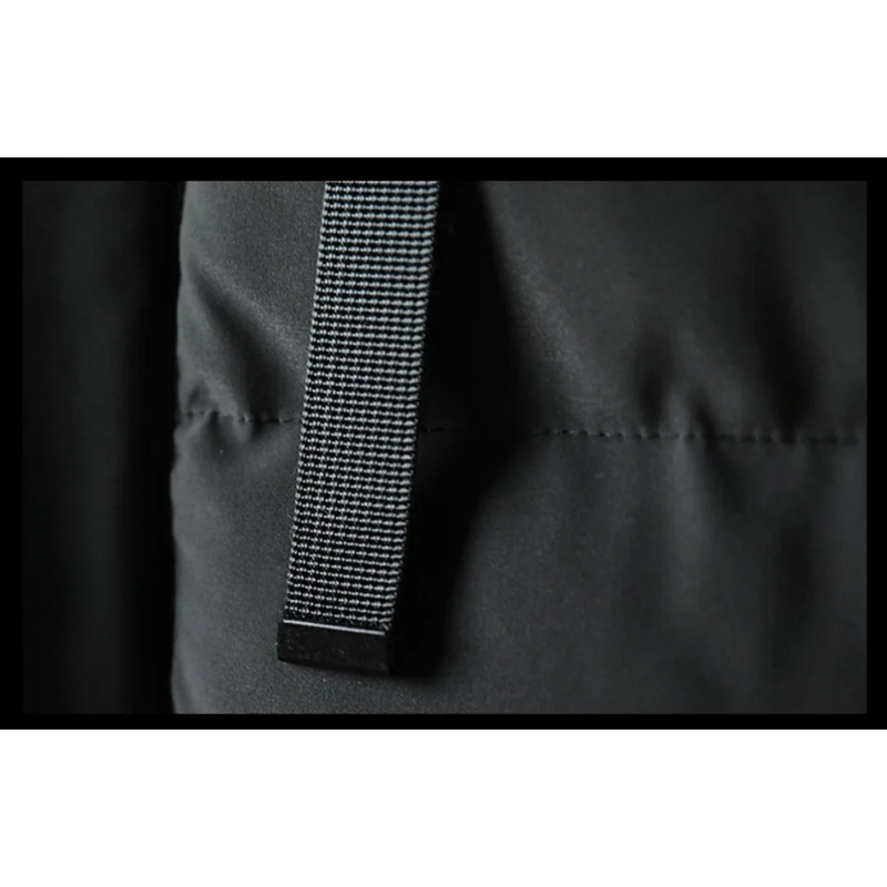 Trauwol - Langer Wintermantel Herren – Warmer Daunenparka mit Kapuze und Taschen