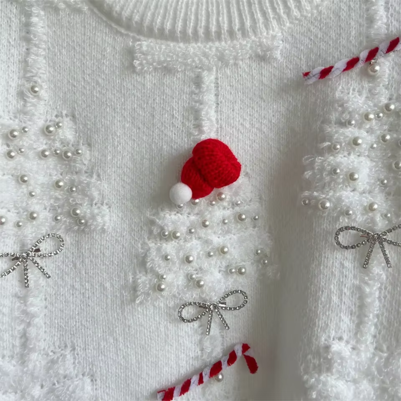 Leuchten - Weihnachtspullover – Strickdesign, Langarm, Weihnachtlicher Stil