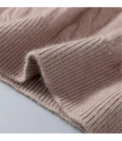 Wollfit - Wollpullover Herren – Weicher Zopfstrick-Pullover für kalte Tage