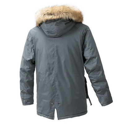 Frostam - Parka Winterjacke Herren – Warm, Wetterfest, Outdoorjacke